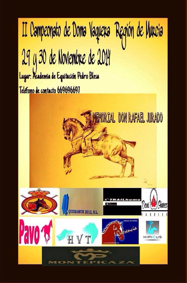 CAMPEONATO DOMA VAQUERA MURCIA 29-30 NOVIEMBRE-1