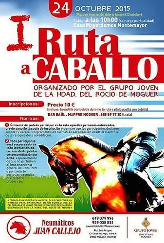 ruta a caballo moguer