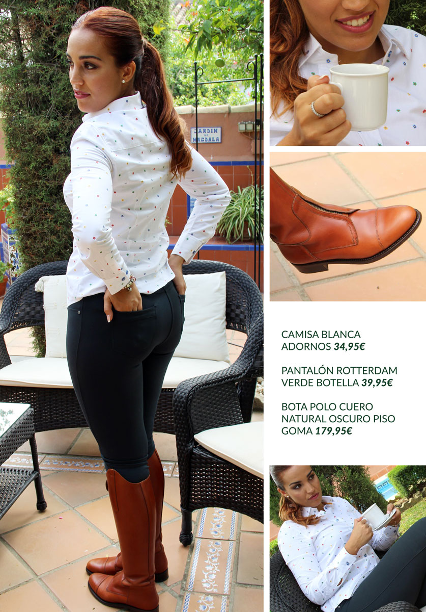 botos, blusas, pantalones
