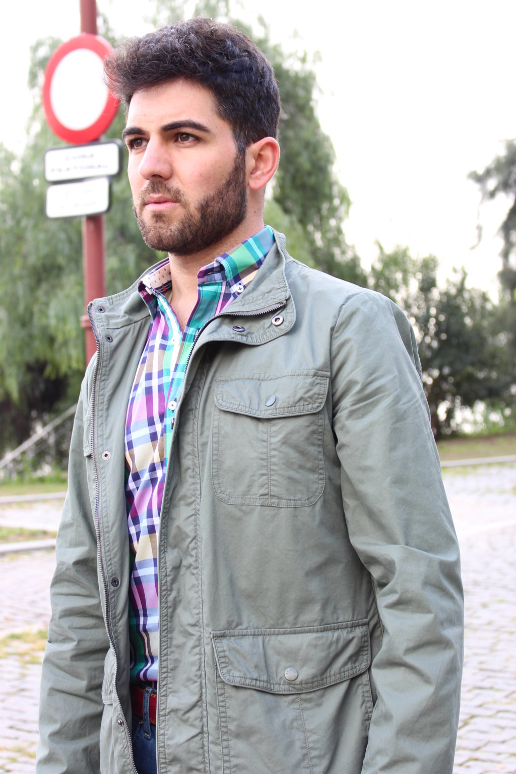 parka, parka verde militar, parka primavera, cazadora primavera