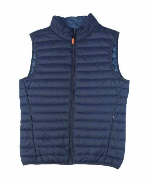 chaleco sin mangas marino, chalequillo acolchado azul