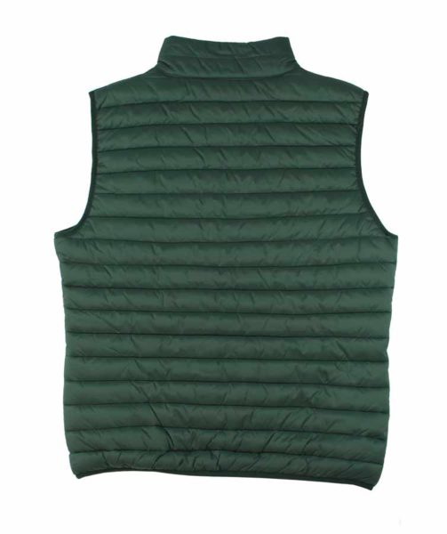 chaleco detrás verde
